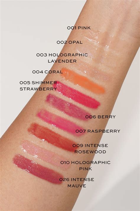 dior lip gloss on sale|dior lip gloss color chart.